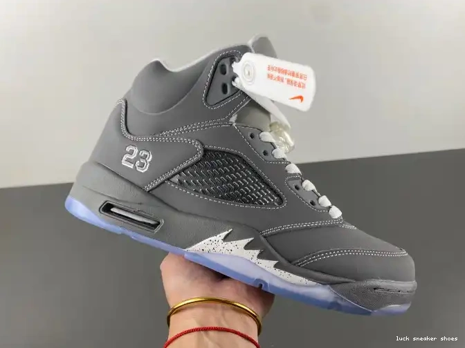 Rep LUCY 136027-005 Retro Wolf Grey 5 Jordan Air 0610